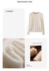 Women's Soft Cashmere Cable Knit Pullover Sweater - Thick, Warm & Skin-Friendly for Autumn/Winter