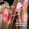 Mugwort Herbal Knee Patches, Warming Joint Care Plaster, Breathable Patch for Knee Shoulder Neck, Relieve Muscle & Joint Discomfort