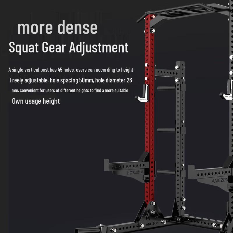 EM M104 Frame Squat Rack & 105KG Olympic Barbell Set