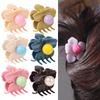 Plastic Flower Hair Claw Hairpin Plastic Shark Clip Fashion Hair Crab Clip  Female