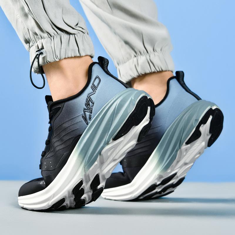 Summer Foreign Trade Large Size New Soft-soled Casual Sports Shoes Non-slip and Wear-resistant Mesh Men's Shoes Shock-absorbing Running Shoes