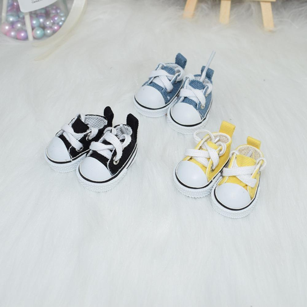Replacement BJD Shoes 4.5cm Doll Replacement Accessories Mini Canvas Shoes  Birthday Gifts