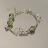 Beads Chinese Style Bracelet Butterfly Women Hand Chain Cute Lotus Charm Bracelet  Women