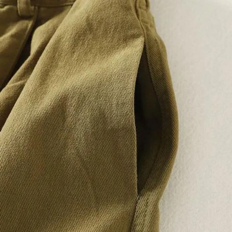 Shorts Pants Women Cotton Summer Versatile Vintage Loose Large Size Casual Wide Leg Pants Shorts
