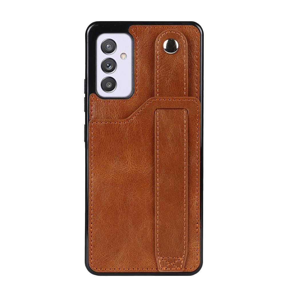 Applicable to Samsung A54 5G wristband leather mobile phone case A14 fashion mobile phone case A53 multi-function card bag in stock