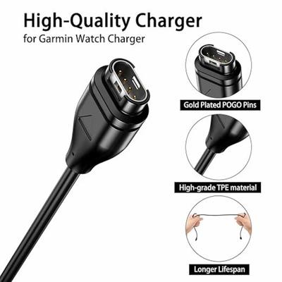 Für Garmin Approach S10 S40 S60 G12 S12 S42 Vívoactive 3 4 4S Instinct USB-Ladegerät Smartwatch Ersatz Schnellladekabel