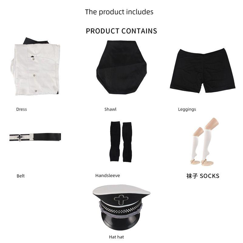 Full Set of Cosplay Costumes for Asdres from Demon Slayer: Kimetsu No Yaiba, Anime Performance Cosplay Costumes