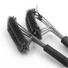BBQ BBQ Brush Steel Wire Brush 18 Inch Three-layer Cleaning Brush Oven Cleaning Three-head Brush BBQ Tool Brush