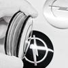 4 pièces 3D 56mm 60mm 65mm Cache-moyeu de roue de voiture pour Badge Emblème Opel Cache-moyeu Autocollant Logo de voiture Accessoires de style