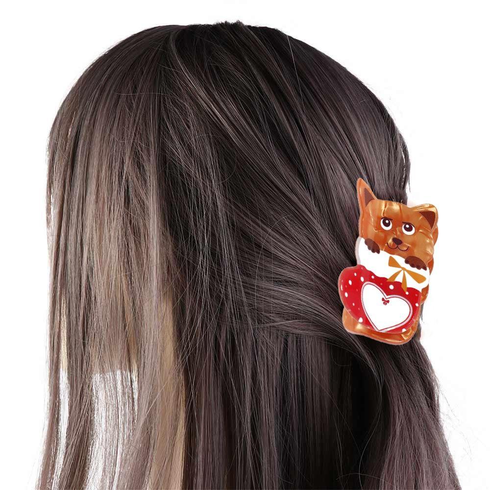 PVC Animal Dog Hair Claw Cartoon Christmas Shark Clip Kawaii Cat Hair Clip Daily