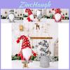 Cozy Christmas Decoration Star Snowflake Knit Hat Doll Figure Rudolph Plush Toy