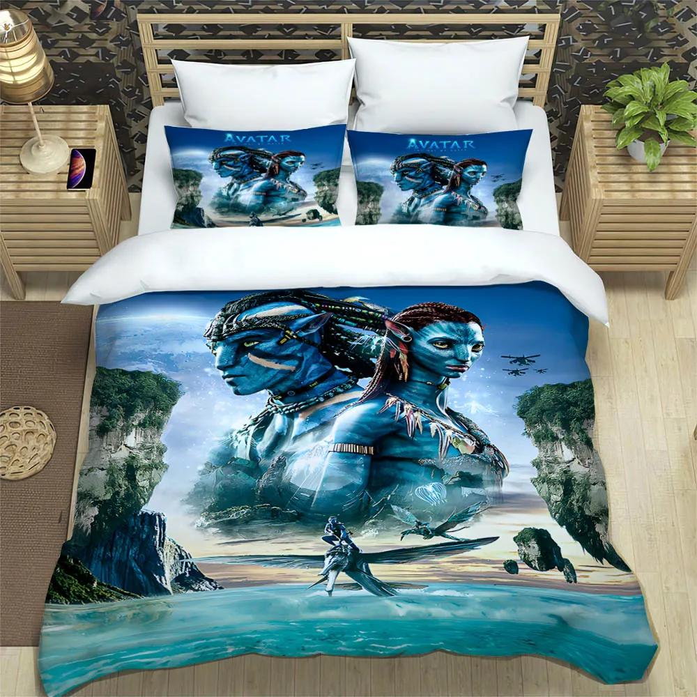 Avatar Droga Wody Drukowane Pościele poszewka na poduszkę Dziecięca poszewka na kołdrę komplet pościeli pościel luksusowy