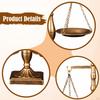 Balance Scale Jewelry Stand Decorative Metal Tray Organizer Vintage Display with Artistic