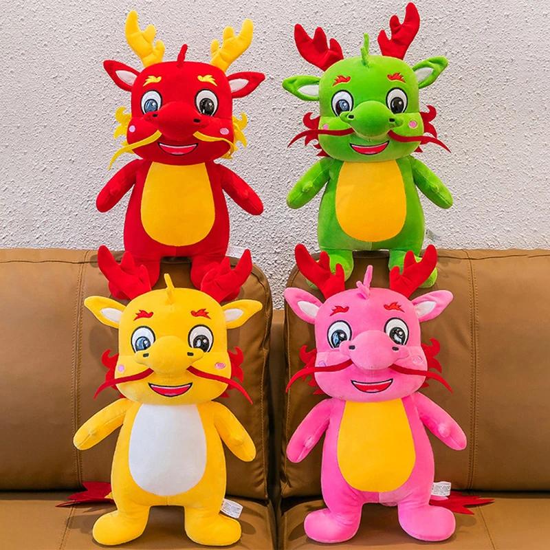 40CM Cute Dragon Plush Doll Toy Cartoon Dragons Stuffed Dolls For Girl Kid Birthday Gifts