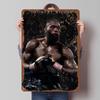 Deontay Wilder Boxer Metallposter Individuelle Vintage Metallschilder Wandkunst Blechschild für Man Cave Schlafzimmerdekorationen Heimdekoration
