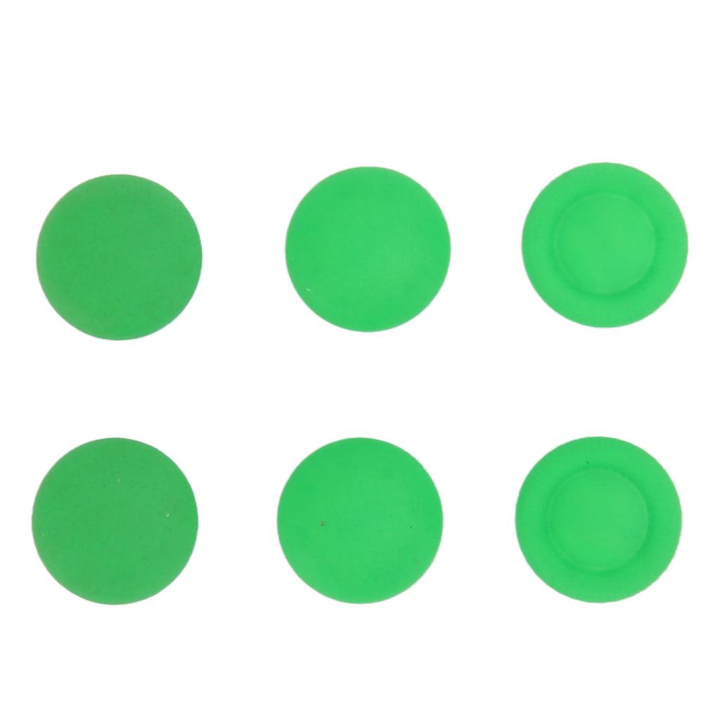 3D Joystick Button Cover 6 In 1 Prevent Slip Replacement Thumb Grips for PS5 Elite Controller Green