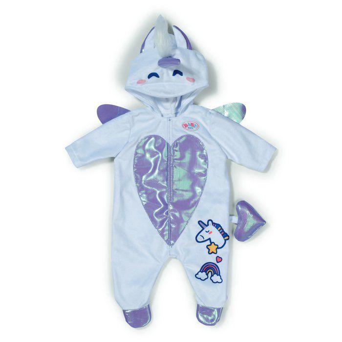 Grenouillere pour poupon - BABY BORN - Grenouillere Licorne - Accessoire vendu sans le poupon - Taille 43cm -Des 3 ans