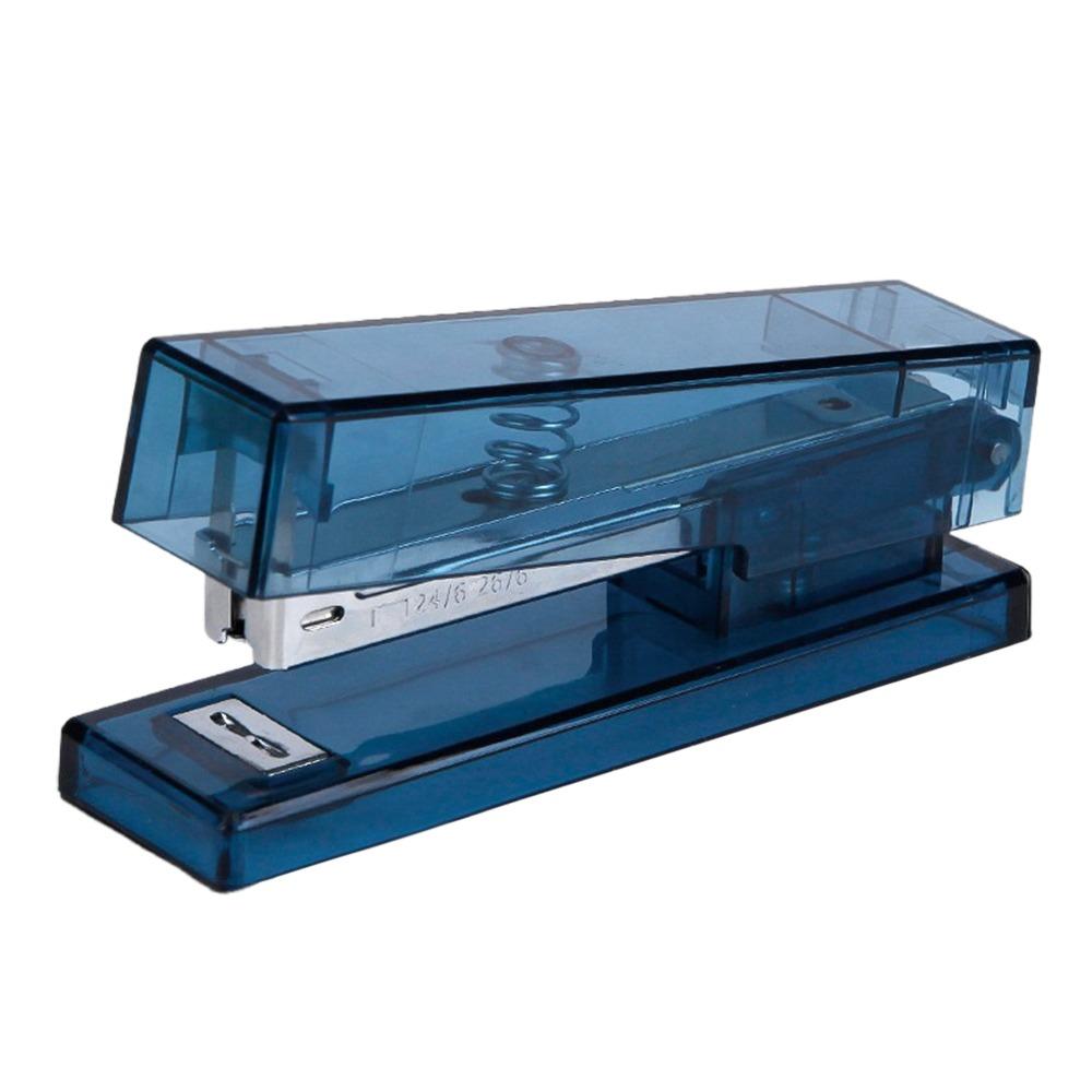 

Легкий длинный степлер, использование 24/6 26/6 скоб, прочный степлер, расходные материалы для переплета книг синий