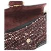 New COACH Georgie Leather God Of Wine Bag, Shoulder Bag, Portable Crossbody Bag Women's Black, Red & Multicolor C1525-IMA47