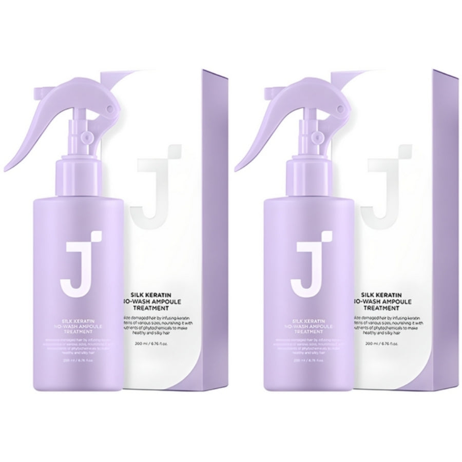 JSOOP Trattamento Capelli Ampolla Senza Risciacquo alla Cheratina di Seta 200ml*1Pz/2Pz