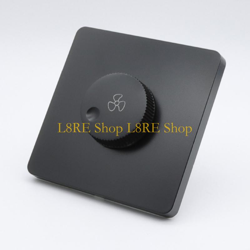 L8RE 220V Ceiling Fan Speed Control Switch Wall Button Dimmer Switch Stepless Speed