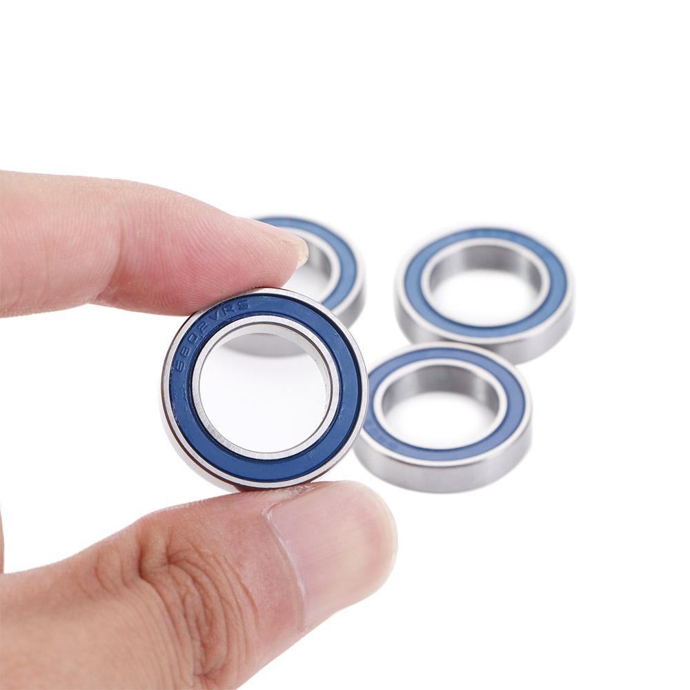 6802 VRS MAX Lagers 15*24*5mm Fiets Draaipunt Chroomstaal Blauw Afgedicht met Vet 6802LLU Volledige Kogellagers 4 STUKS