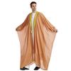 Men's Loose Long Robe Vintage Long Sleeve Cloak Embroidery Tassel Chiffon Cardigan Single Outerwear Traditional Casual Open Front Long Gown