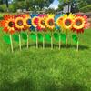 Bunte Sonnenblume Windmühle Windturbine Garten Hof Dekor Für Rasen Gartenparty Dekoration Outdoor Camping Picknick