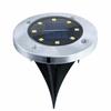 Multi-Color Solar Power Disk Light 8LED3 Buried Solar Led Lamp Landscape Lighting  Walkway Floor