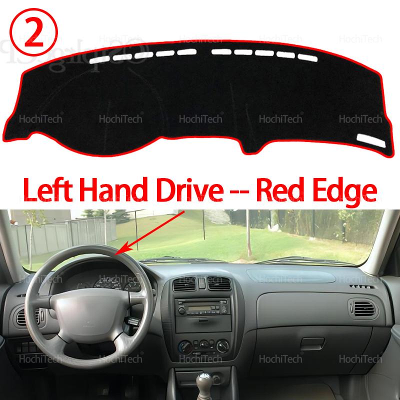 Armaturenbrett Abdeckung Pad Auto Liner Anti-UV Matte Sonnenschutz Dashmat Teppich Dash für Mazda Familie 323 BJ 1998~2003 Innenzubehör