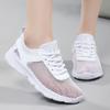 New women's shoes sports shoes summer hollow breathable single mesh shoes running shoes lightweight soft sole hollow casual shoes