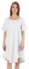 Inkmeso Noční košile pro ženy s krátkým rukávem W Noční košile s kulatým výstřihem Jersey tunika