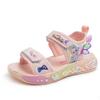 Girls shoes 2025 summer new children's Princess Elsa shoes soft sole non-slip boys' student shoes sports beach sandals