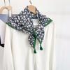 Vintage Tassel Square Scarf Women S Versatile Elegant Shawl