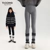 2025 Girls' Fleece-Lined Leggings: High Elastic, Warm Yoga & Sports Pants for Autumn/Winter