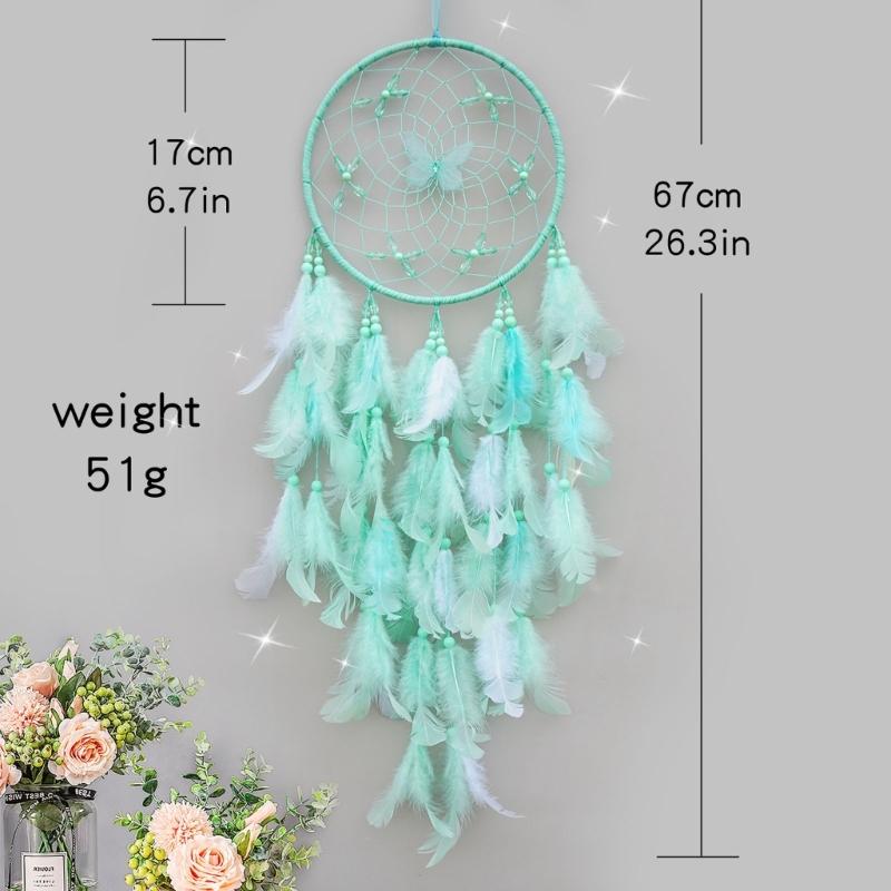 Dreamcatchers Bohemians Dream Catcher Wall Decors for Bedroom Dorm Room Decors Feathered Hanging Ornament Festival Gift