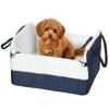 Dog Car Seat, Safety Belt and Attachment, 55 X 46 X 32 Cm, Navy Blue