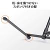 Sanwa Direct Overhead Shooting Stand for Webcams/Smartphones, Height and Angle Adjustable, 200-DGCAM028