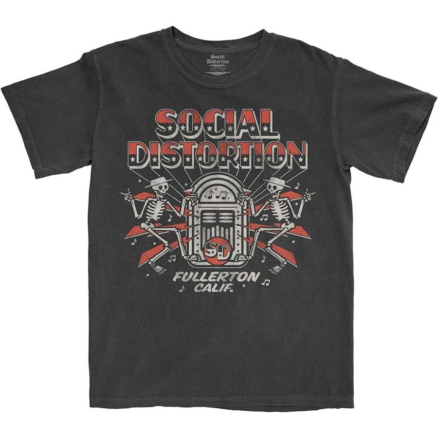 Social Distortion - Jukebox Skelly - Black t-shirt XS