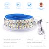 High Bright LED Cabinet Light Strip 12V 2835 Double Layer Copper 5mm PCB Tape DuPont Wire Cable Port DIY Wardrobe Shelves Lamp