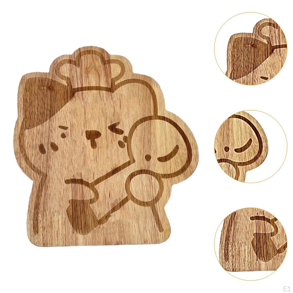 BOARD KITCHEN CUTTING Fruit Tray Bread Tall Wooden