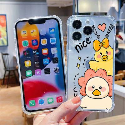 Four Corners Anti-fall Mobile Phone Case Frosted for IPhone13 High Transparent Mobile Phone Leather Case for Apple Mobile Phone Case Cartoon
