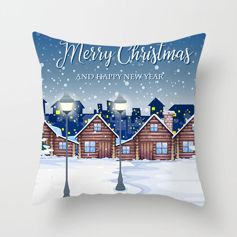 

Рождественские Наволочки для Дома Принтованные Декор для Кровати Подушка 40x40cm
