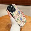 Vertical Leather Shell Lovely Cute Cartoon Animals Printed Patterned Shockproof Soft Silicone Case with Camera Lens Full Protection for IPhone Samsung