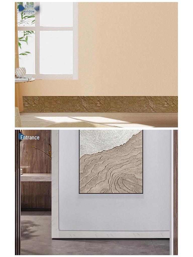 Self-Adhesive Anti-Collision Wall & Floor Strip for Baseboards, Windowsills, Door Frames, and Corners