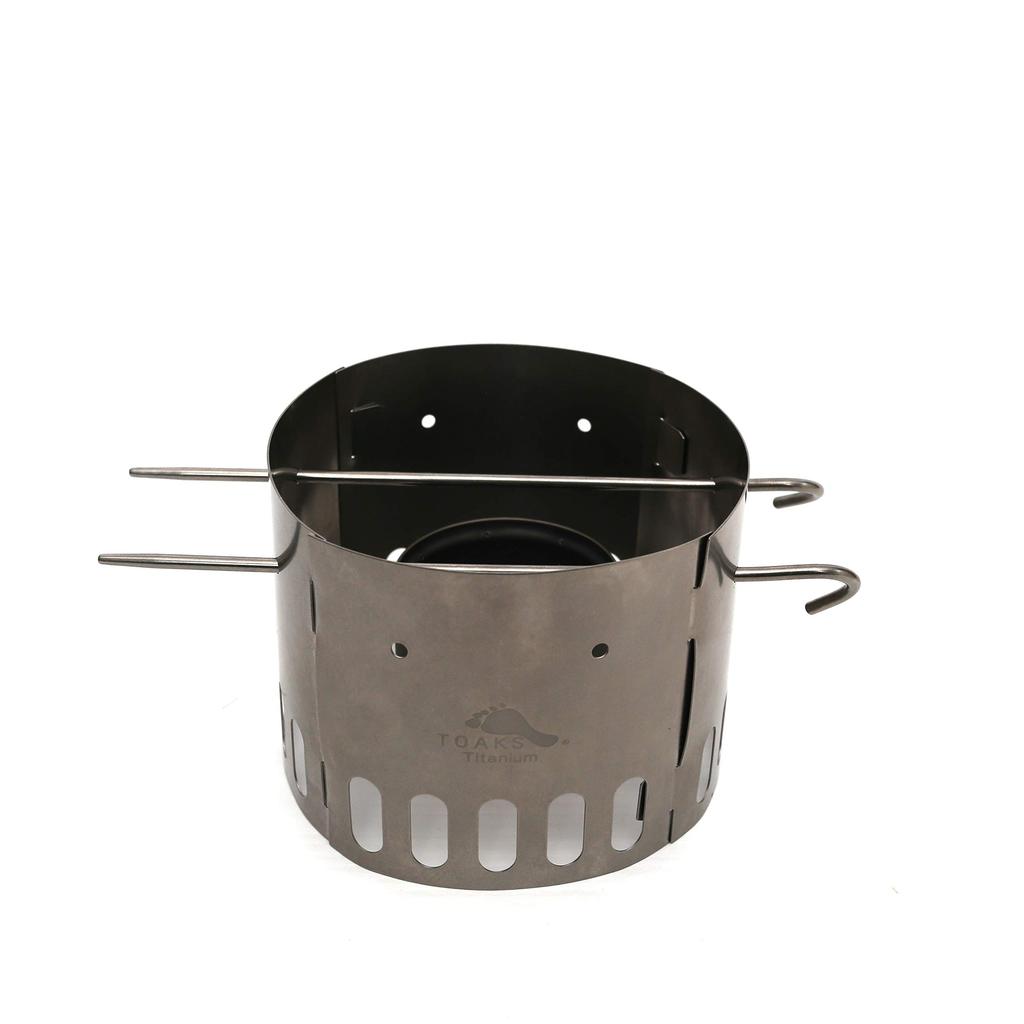 TOAKS TiStand Titanium Alcohol Stove Dual Stand Windscreen & 141
