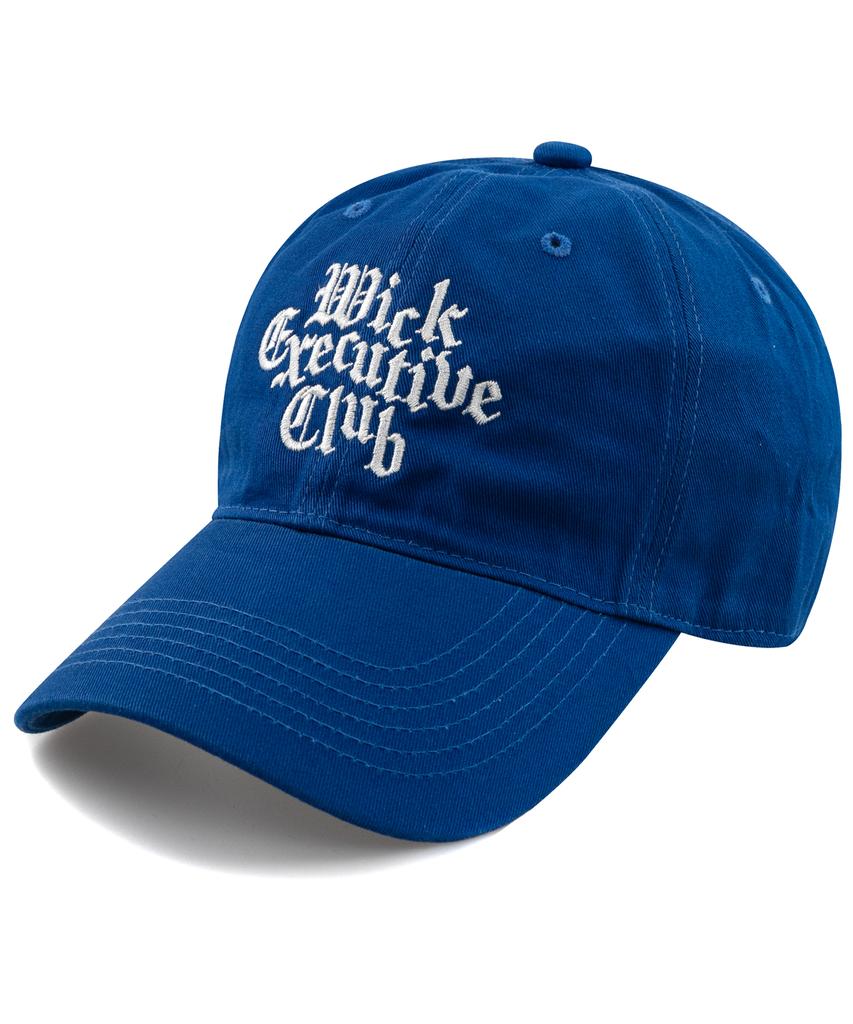 Wig Gothic Executive Club Washed Ball Cap - Blue