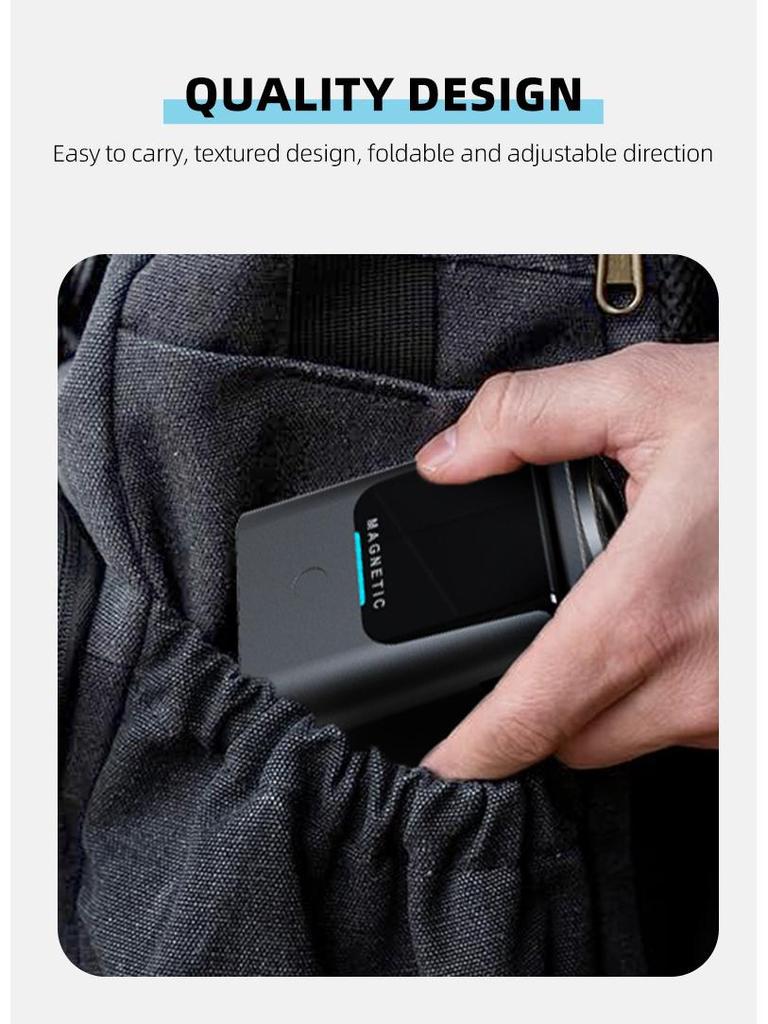 Qi2 15W Foldable Wireless Charger & Desktop Stand