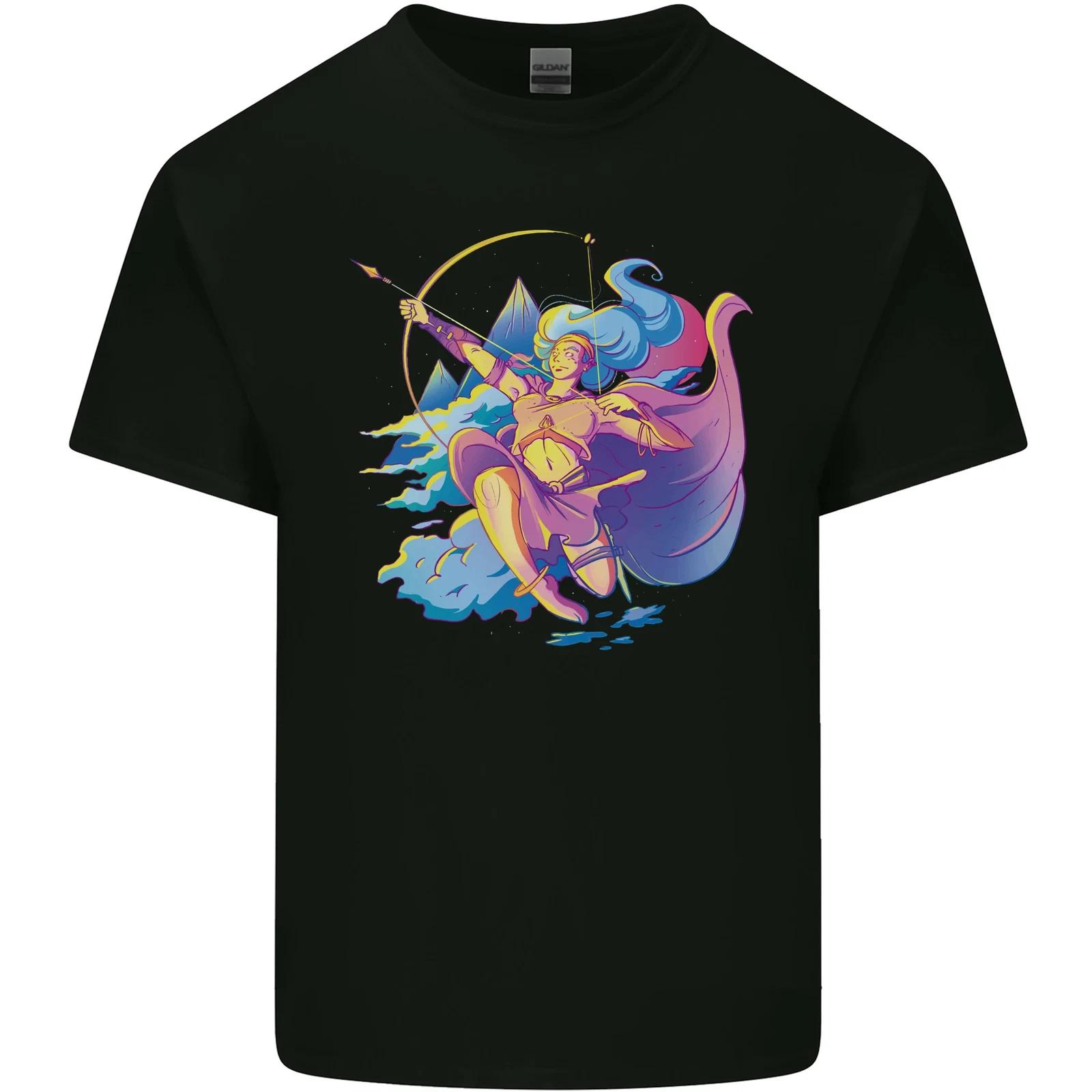 Artemis Greek Goddess of Wild Animals Kids T-Shirt Childrens M