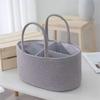 Cotton Rope Storage Basket With Removable Liner For Toy Organization And Laundry Use